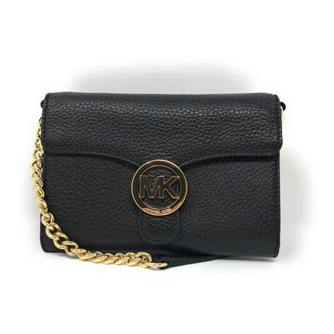 sac michael kors vanna noir|Michael Kors Vanna Sac à bandoulière en cuir pour téléphone .